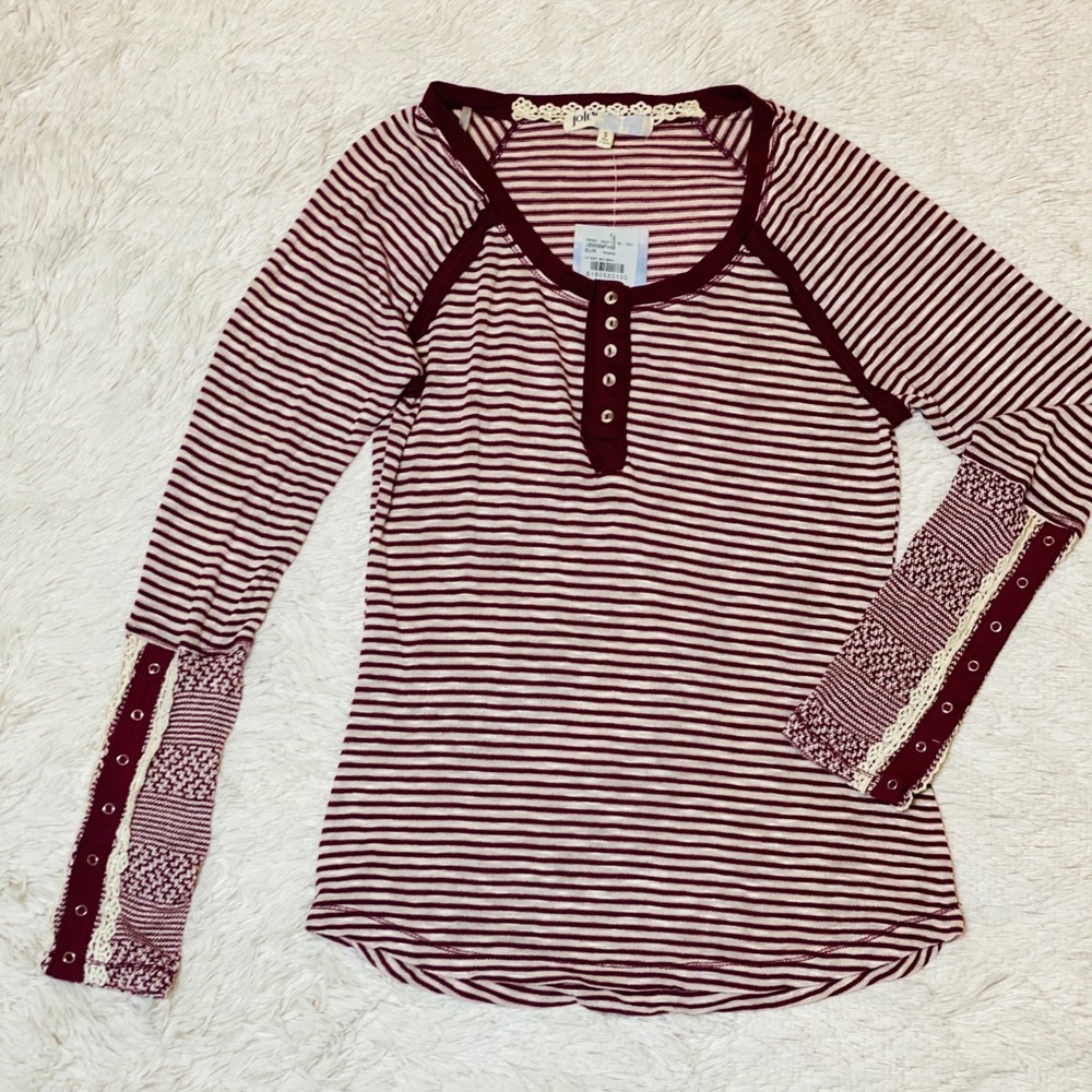 Jolt by Buckle Lace Accent Top Small